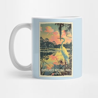 Everglades National Park Vintage Travel  Poster Mug